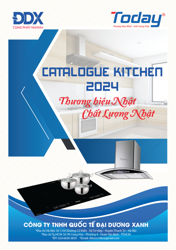 E - CATALOGUE THIẾT BỊ NHÀ BẾP TODAY 2024